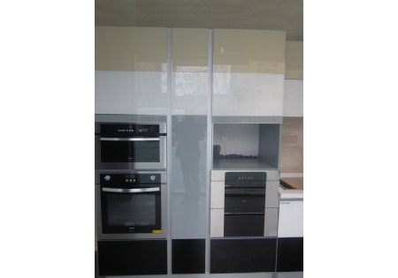 Unique Design Painting Flat Pack Fiber Kitchen Manufacturer (KC-1040) 