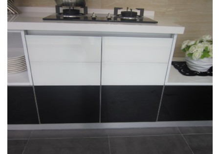 Unique Design Painting Flat Pack Fiber Kitchen Manufacturer (KC-1040) 