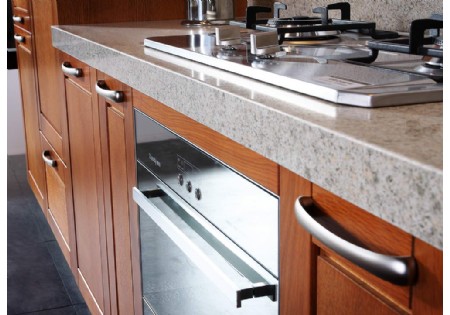 Solid Wood Island Design Furniture High End Kitchen Cabinet With Lazy Susan (KC-4090)