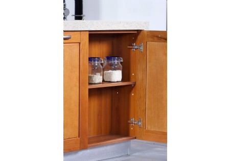 Solid Wood Island Design Furniture High End Kitchen Cabinet With Lazy Susan (KC-4090)
