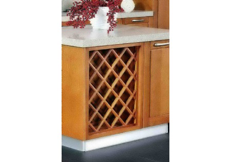 Solid Wood Island Design Furniture High End Kitchen Cabinet With Lazy Susan (KC-4090)