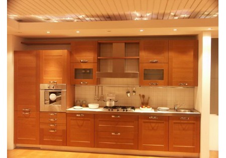 Professional Factory Direct Sell Furniture Solid Wood Kitchen Cabinet (KC-4010)